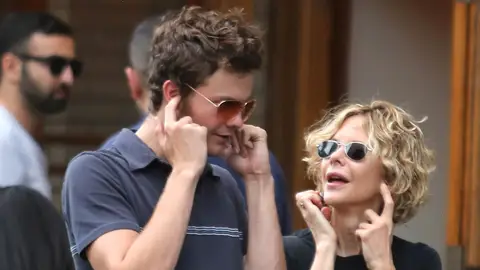 Meg Ryan con su hijo, el actor Jack Quaid Meg Ryan con su hijo, el actor Jack Quaid