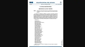 Lista de jugadoras de la Selección del BOE Lista de jugadoras de la Selección del BOE