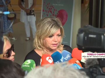 Terelu y Carmen Borrego, entre lágrimas tras la muerte de María Teresa Campos: "Ha sido un camino difícil"