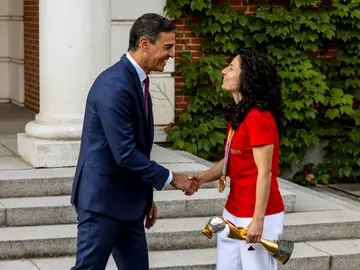 Pedro Sánchez e Ivana Andrés Pedro Sánchez e Ivana Andrés