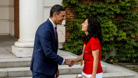 Pedro Sánchez e Ivana Andrés Pedro Sánchez e Ivana Andrés