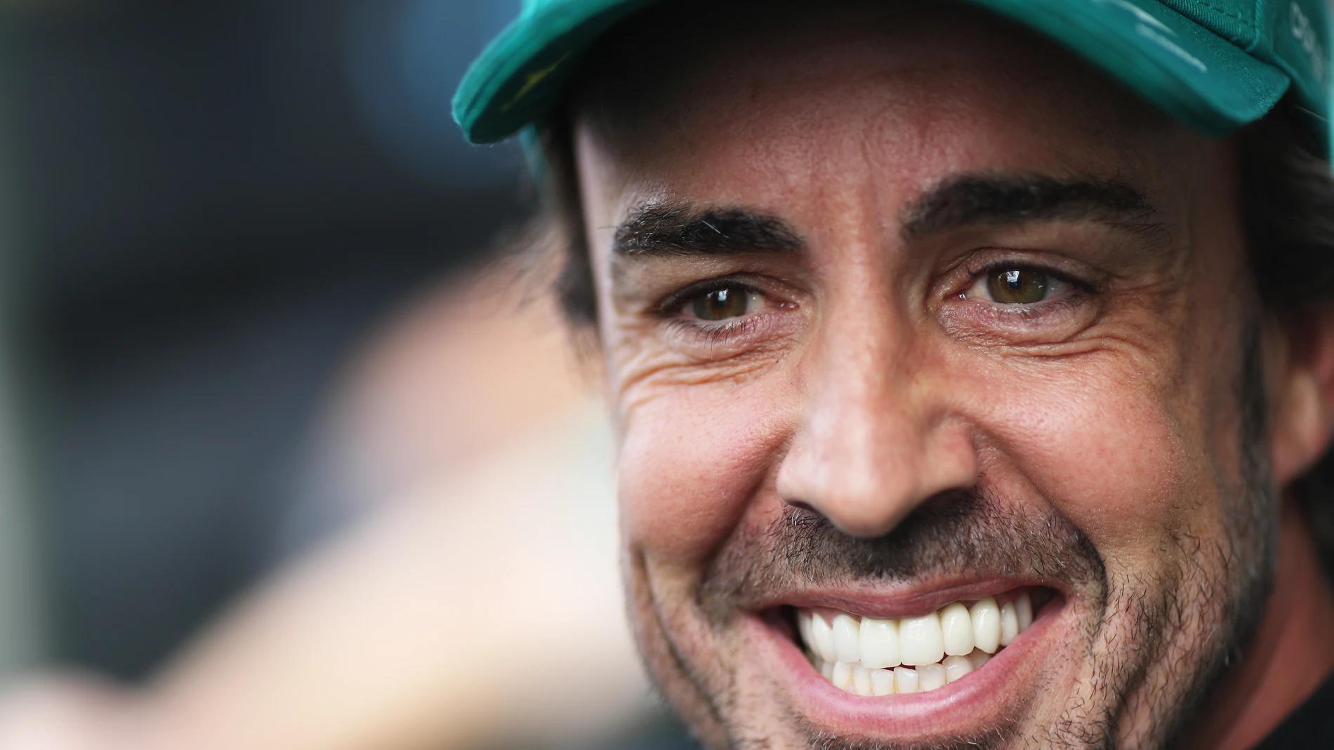 Fernando Alonso, sonriente Fernando Alonso, sonriente
