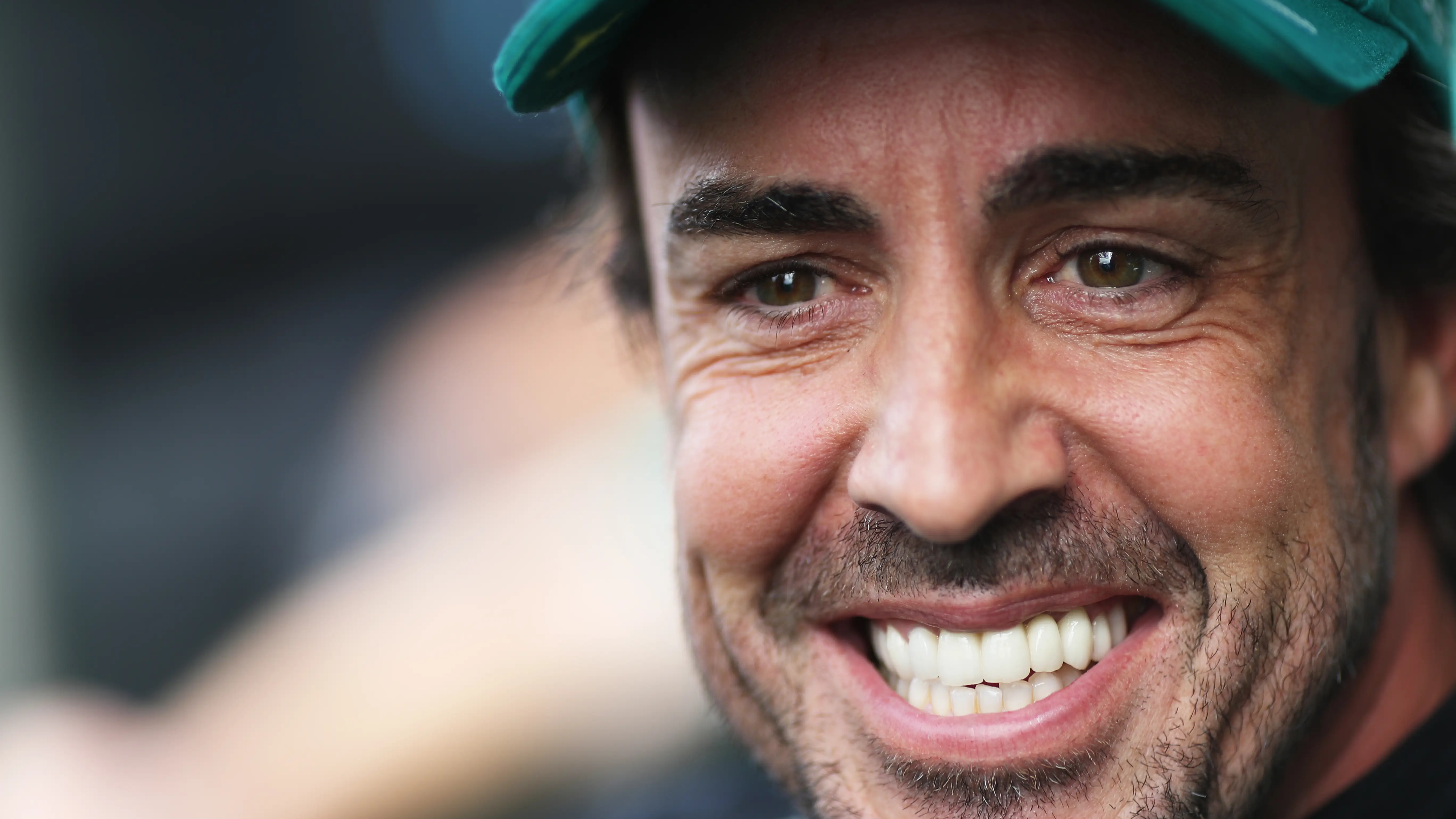Fernando Alonso, sonriente Fernando Alonso, sonriente
