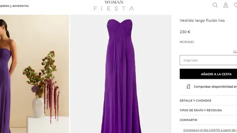Vestido morado Vestido morado