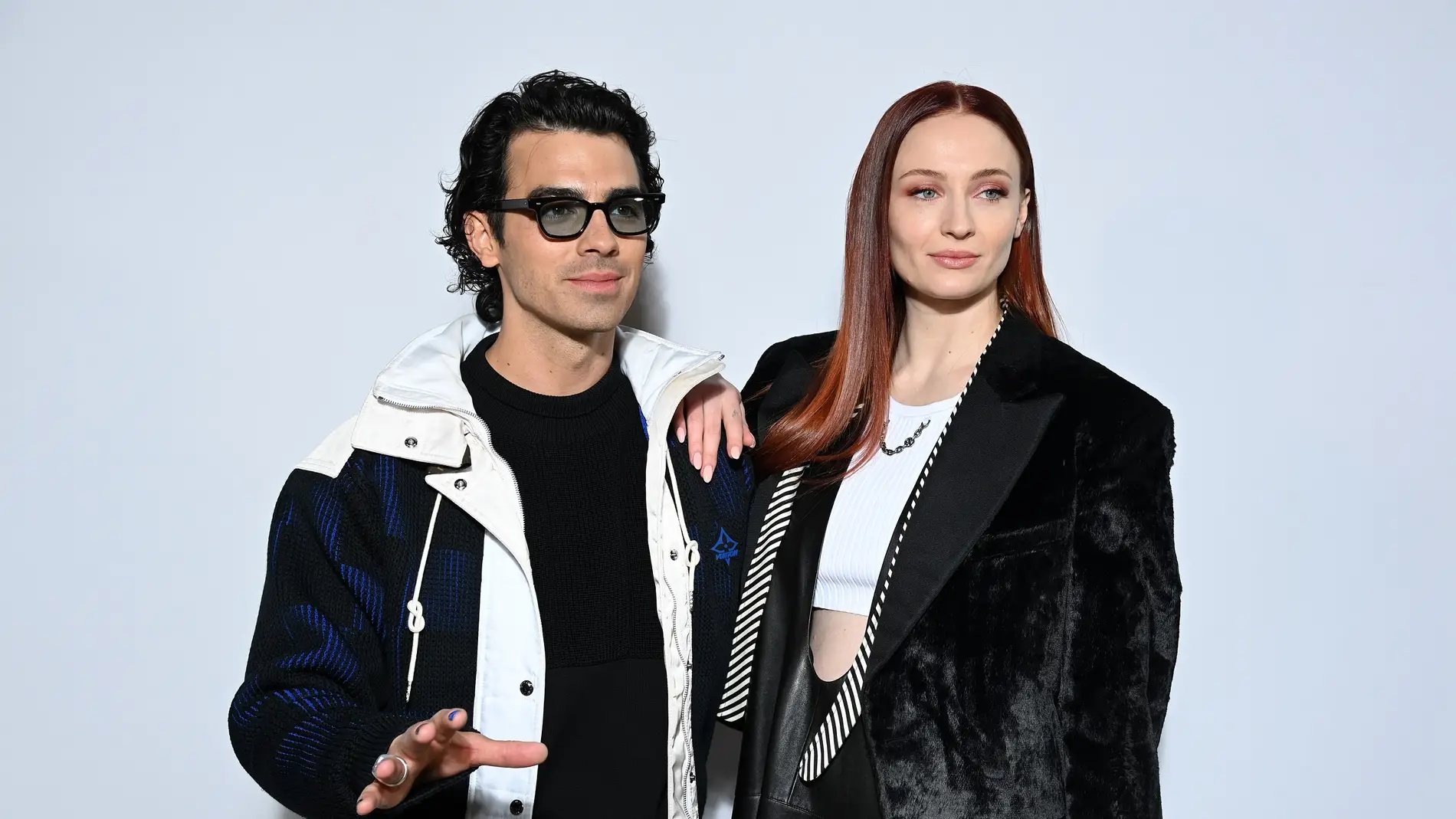 Sophie Turner y Joe Jonas en la Paris Fashion Week otoño-invierno 2022-2023