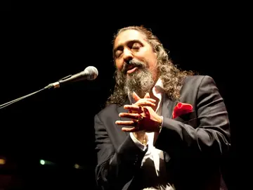 Diego 'El Cigala' en una actuación en 2017 Diego 'El Cigala' en una actuación en 2017