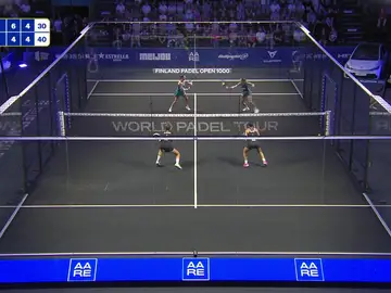 Bea González protagoniza el mejor punto del Open de Finlandia del World Padel Tour Bea González protagoniza el mejor punto del Open de Finlandia del World Padel Tour