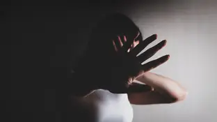Una víctima de violencia de género Una víctima de violencia de género