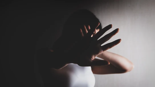 Una víctima de violencia de género Una víctima de violencia de género
