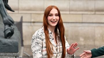 Sophie Turner en el desfile de la Paris Fashion Week en marzo de 2023