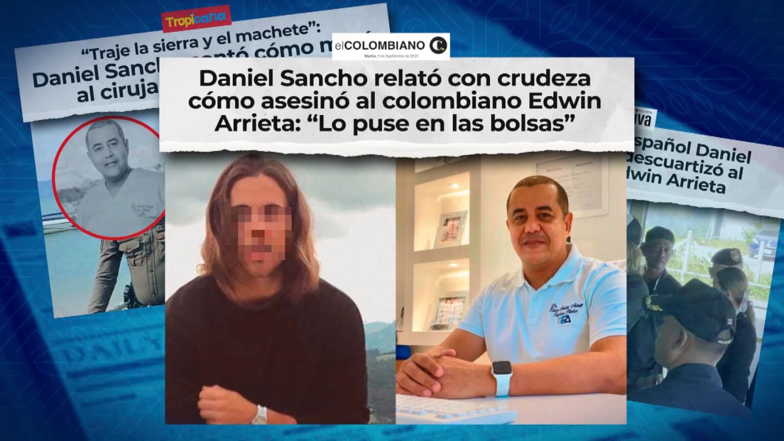 La repercusión internacional de las imágenes de la reconstrucción del crimen de Daniel Sancho