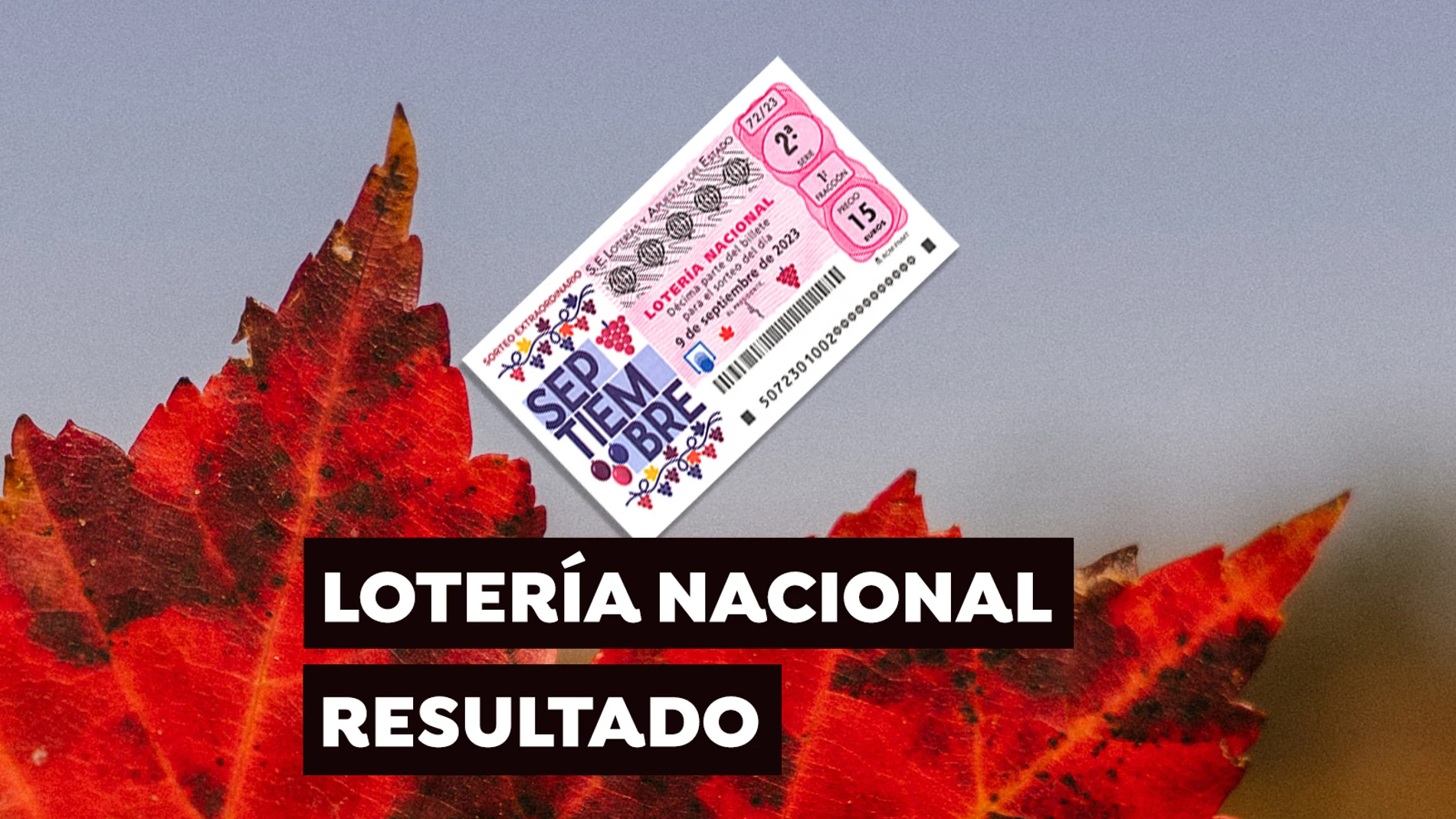 Sorteo Extraordinario de septiembre de la Lotería Nacional. Comprobar décimo de hoy sábado 9 de septiembre, en directo Sorteo Extraordinario de septiembre de la Lotería Nacional. Comprobar décimo de hoy sábado 9 de septiembre, en directo