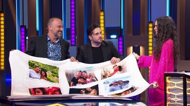 El beso de Cristina Pedroche a Noé tras recibir un regalo muy especial: “Ay mi marido”