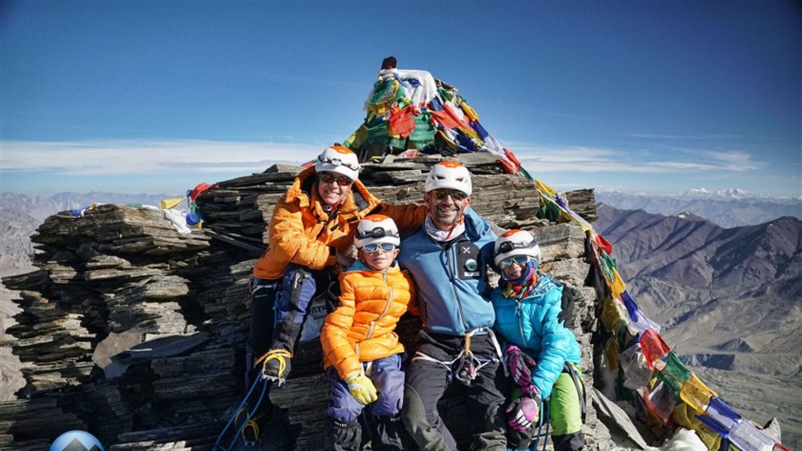 La familia segoviana que sube al Himalaya: Vega y Saúl, dos niños de récord