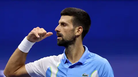 Djokovic, nada más ganar a Ben Shelton en el US Open Djokovic, nada más ganar a Ben Shelton en el US Open