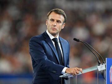 Macron, abucheado en la ceremonia inaugural del Mundial de Rugby