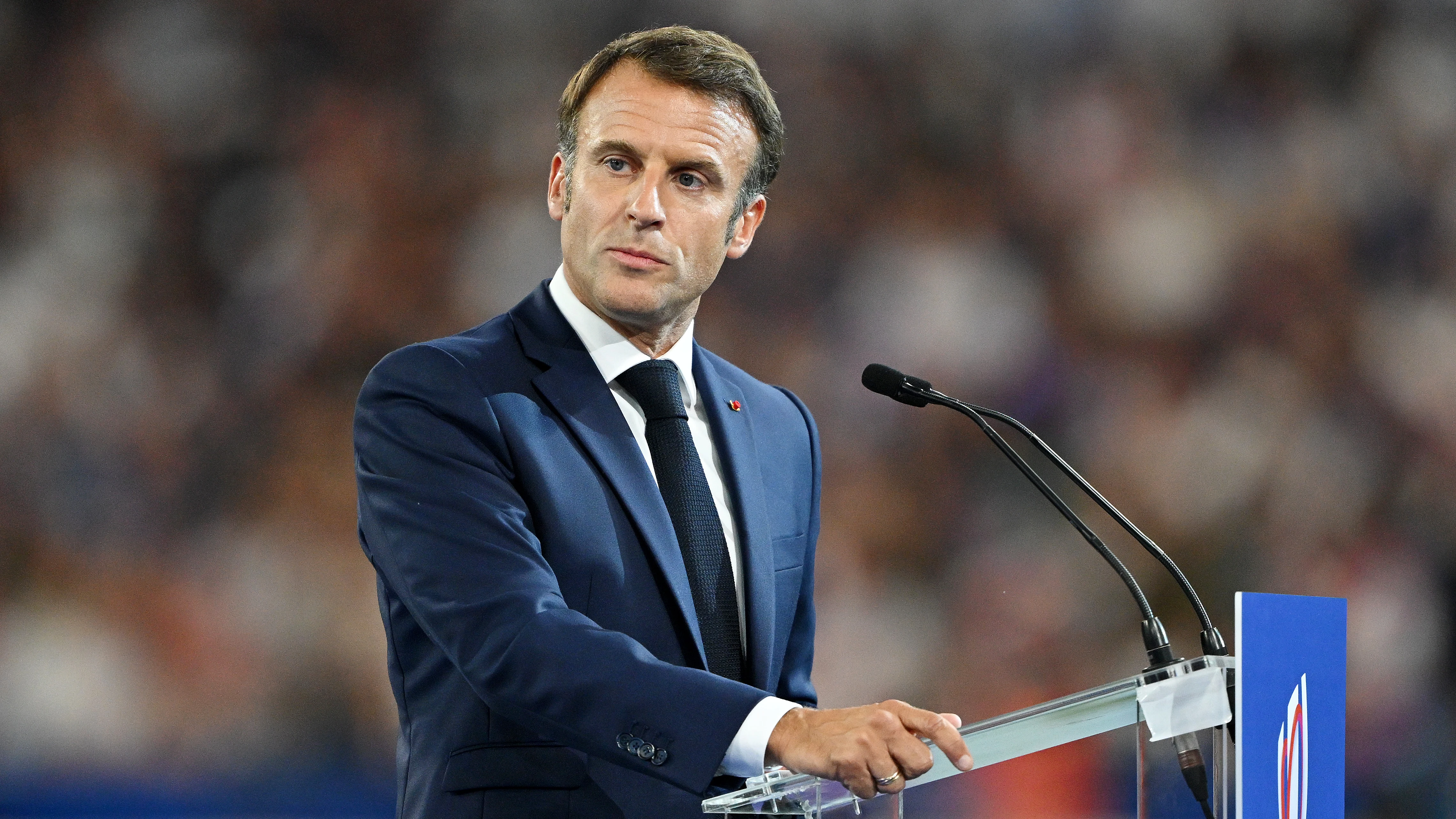 Macron, abucheado en la ceremonia inaugural del Mundial de Rugby Macron, abucheado en la ceremonia inaugural del Mundial de Rugby
