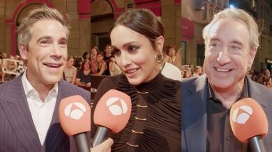 La alfombra naranja del FesTVal se llena de estrellas para el estreno de Entre Tierras