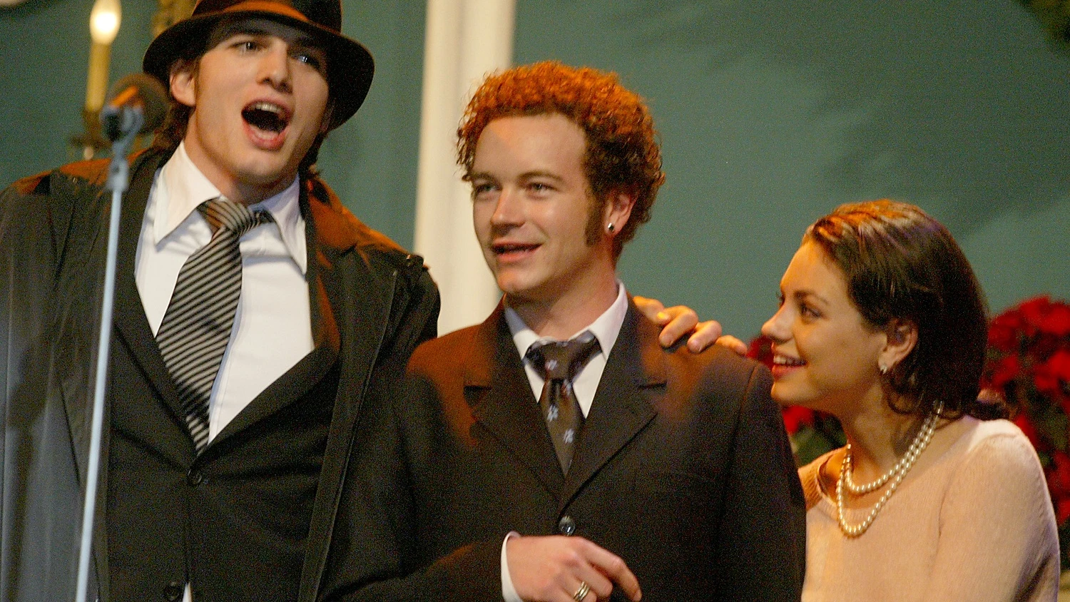 Ashton Kutcher, Danny Masterson y Mila Kunis Ashton Kutcher, Danny Masterson y Mila Kunis