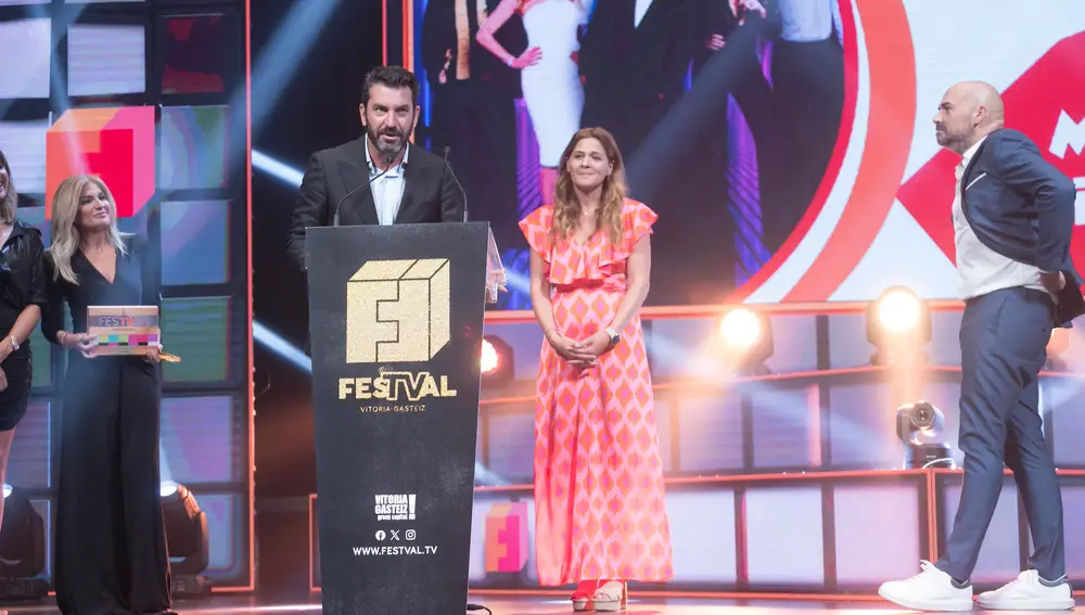 Arturo Valls en la entrega de los premios FesTVal