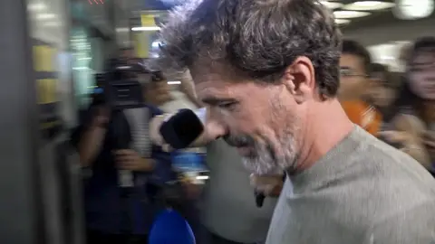 Rodolfo Sancho en el aeropuerto Madrid-Barajas Rodolfo Sancho en el aeropuerto Madrid-Barajas