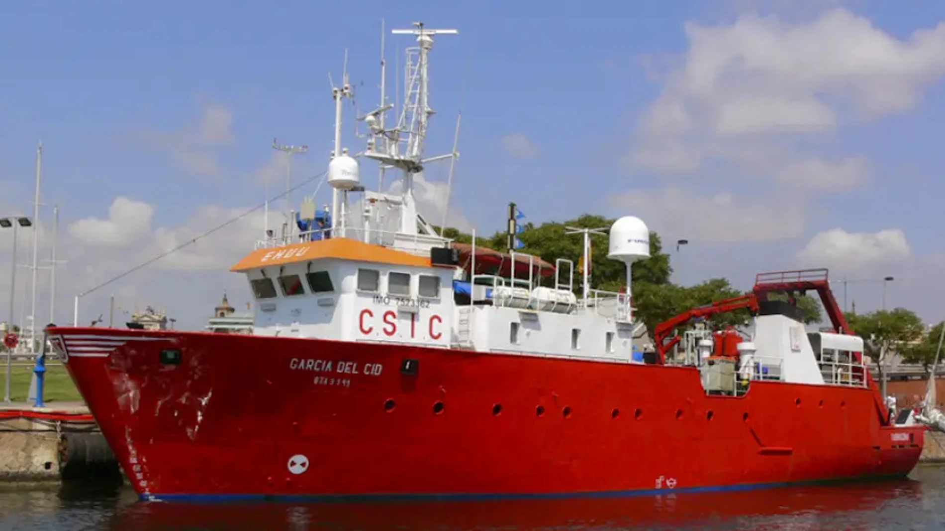 Imagen del buque oceanográfico del CSIC