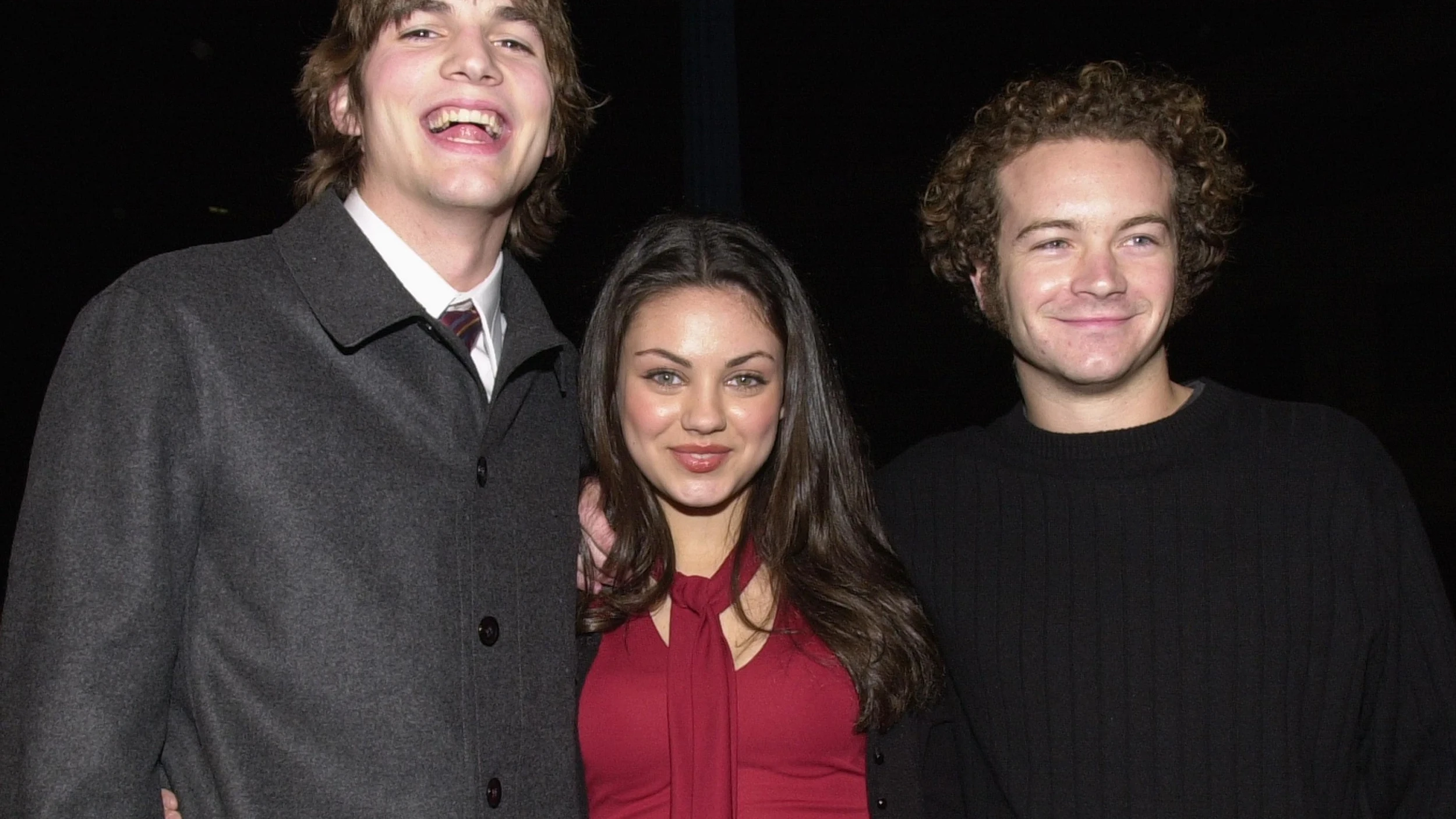 Ashton Kutcher, Mila Kunis y Danny Masterson Ashton Kutcher, Mila Kunis y Danny Masterson