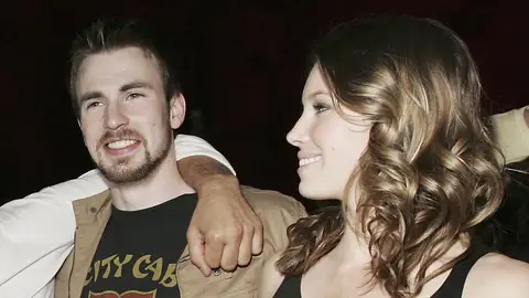 Chris Evans y Jessica Biel Chris Evans y Jessica Biel