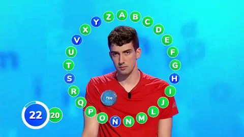 Moisés aprieta a Fer en la recta final de El Rosco: ¿son suficientes 22 aciertos? Moisés aprieta a Fer en la recta final de El Rosco: ¿son suficientes 22 aciertos?