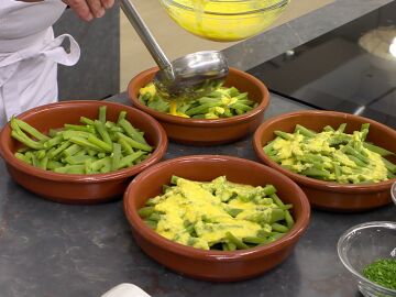 Arguiñano: receta sencilla y de temporada, de judías verdes con crema de parmesano