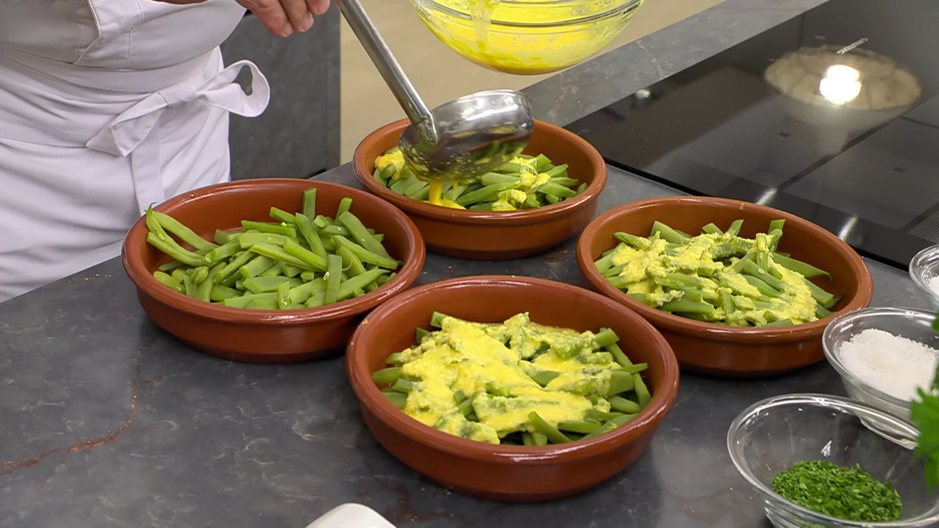 Arguiñano: receta sencilla y de temporada, de judías verdes con crema de parmesano Arguiñano: receta sencilla y de temporada, de judías verdes con crema de parmesano