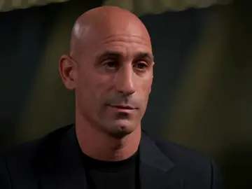 Luis Rubiales en la entrevista en exclusiva con Piers Morgan Luis Rubiales en la entrevista en exclusiva con Piers Morgan