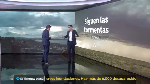 César Gonzalo avisa que las tormentas continúan sin descanso, se mantienen en el norte y llegan al este César Gonzalo avisa que las tormentas continúan sin descanso, se mantienen en el norte y llegan al este