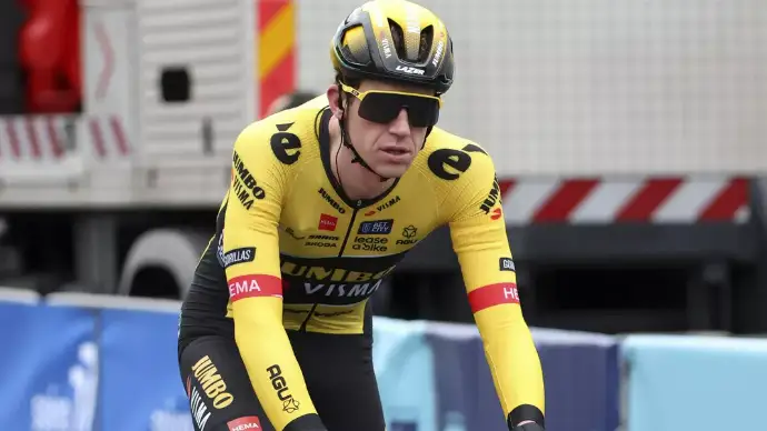 Nathan Van Hooydonck, ciclista del Jumbo Visma Nathan Van Hooydonck, ciclista del Jumbo Visma