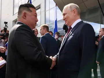 Putin y Kim reunidos Putin y Kim reunidos