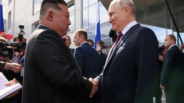Putin y Kim reunidos Putin y Kim reunidos