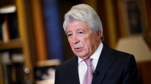 Enrique Cerezo, presidente del Atl&eacute;tico de Madrid