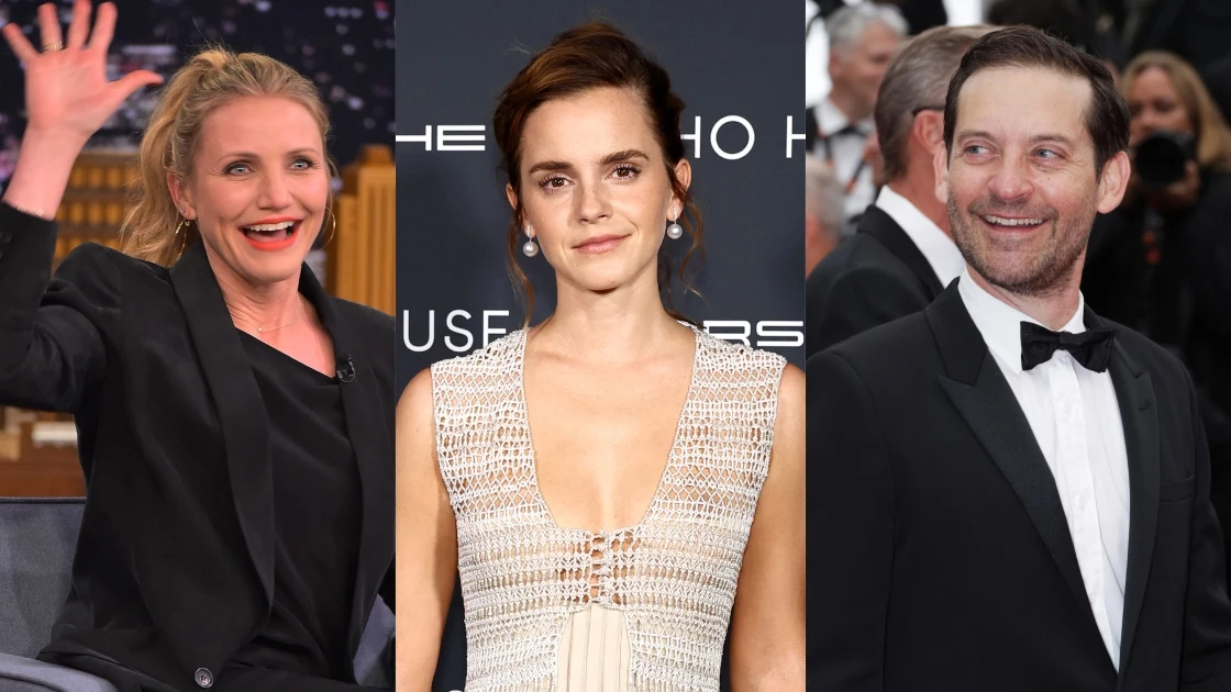 Cameron Diaz, Emma Watson y Tobey Maguire Cameron Diaz, Emma Watson y Tobey Maguire