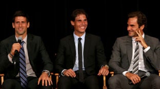 Djokovic, Nadal y Federer en 2013