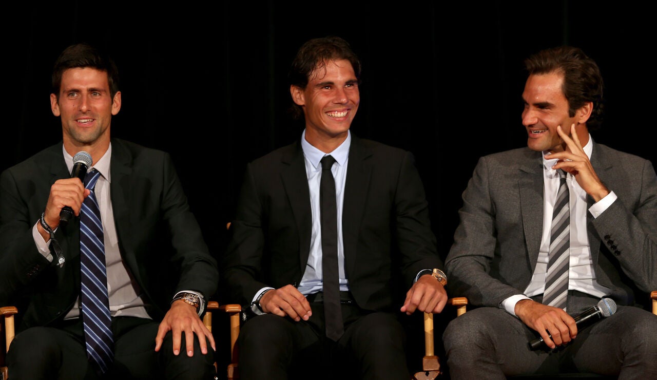 Djokovic, Nadal y Federer en 2013