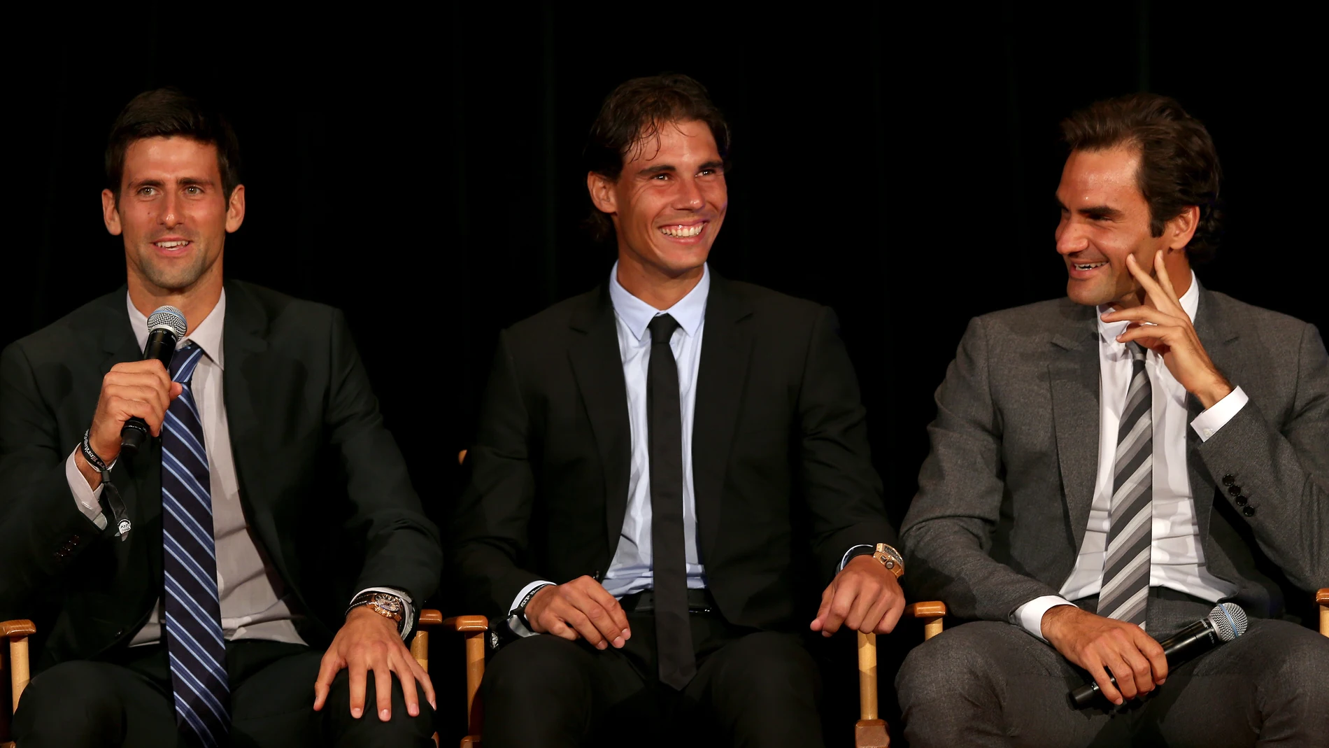 Djokovic, Nadal y Federer en 2013