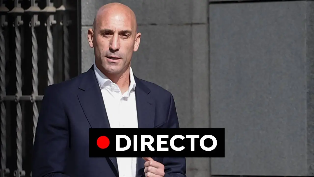 Luis Rubiales entrando en la Audiencia Nacional de Madrid