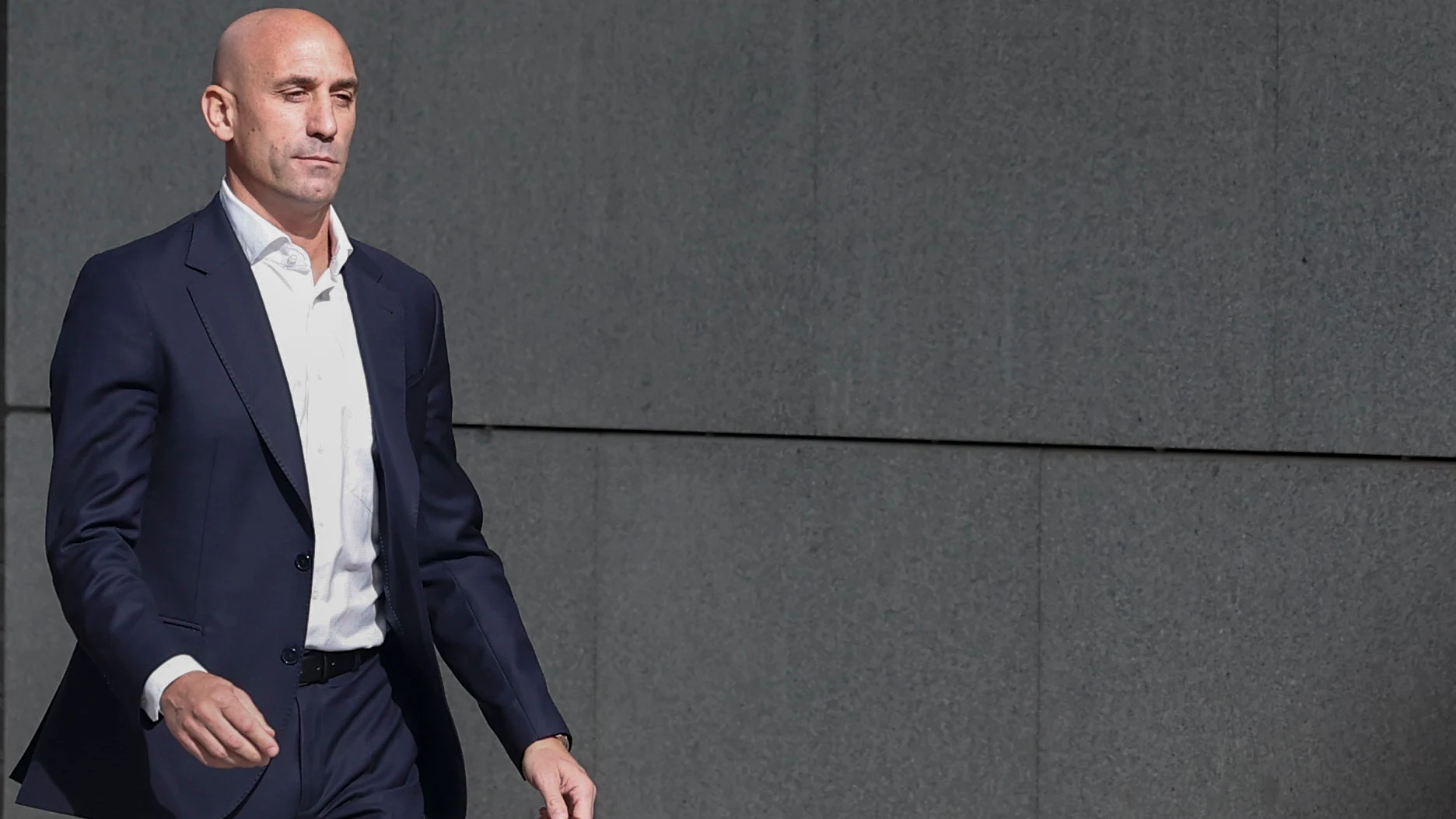 Luis Rubiales a su llegada a la Audiencia Nacional este viernes 15 de septiembre