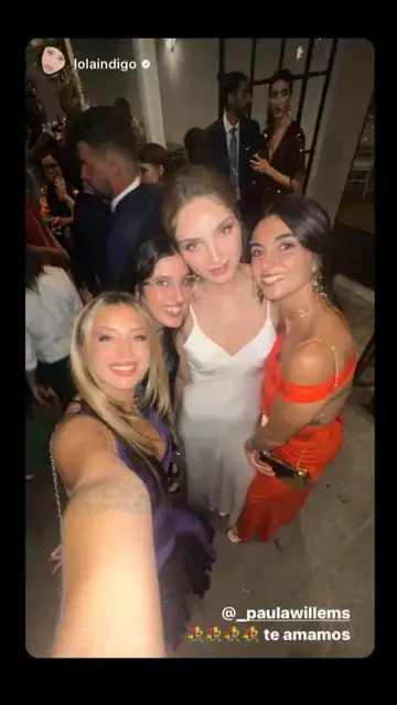 Lola Índigo en la boda de Quim Gutiérrez y Paula Willems Lola Índigo en la boda de Quim Gutiérrez y Paula Willems