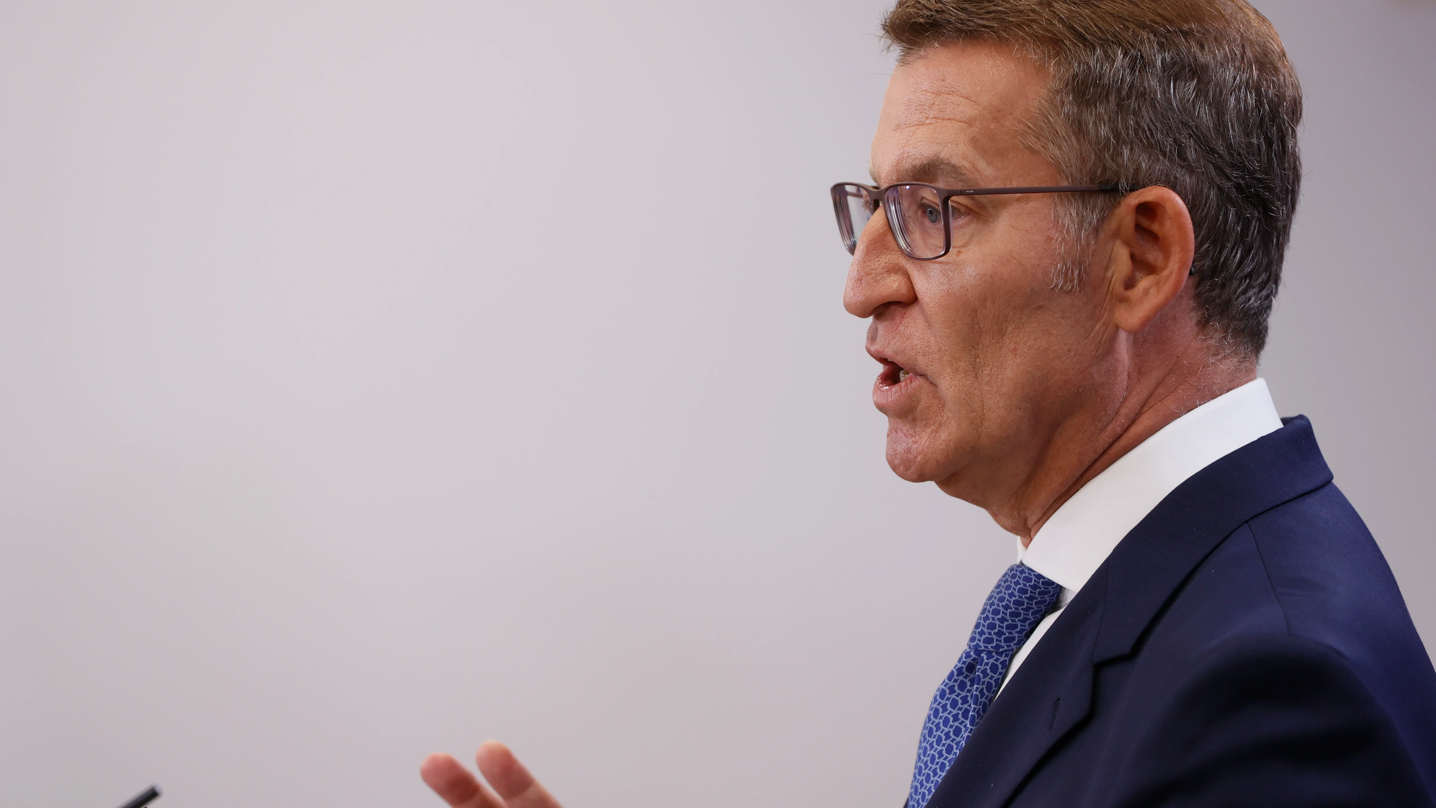 El l&iacute;der del PP, Alberto N&uacute;&ntilde;ez Feij&oacute;o