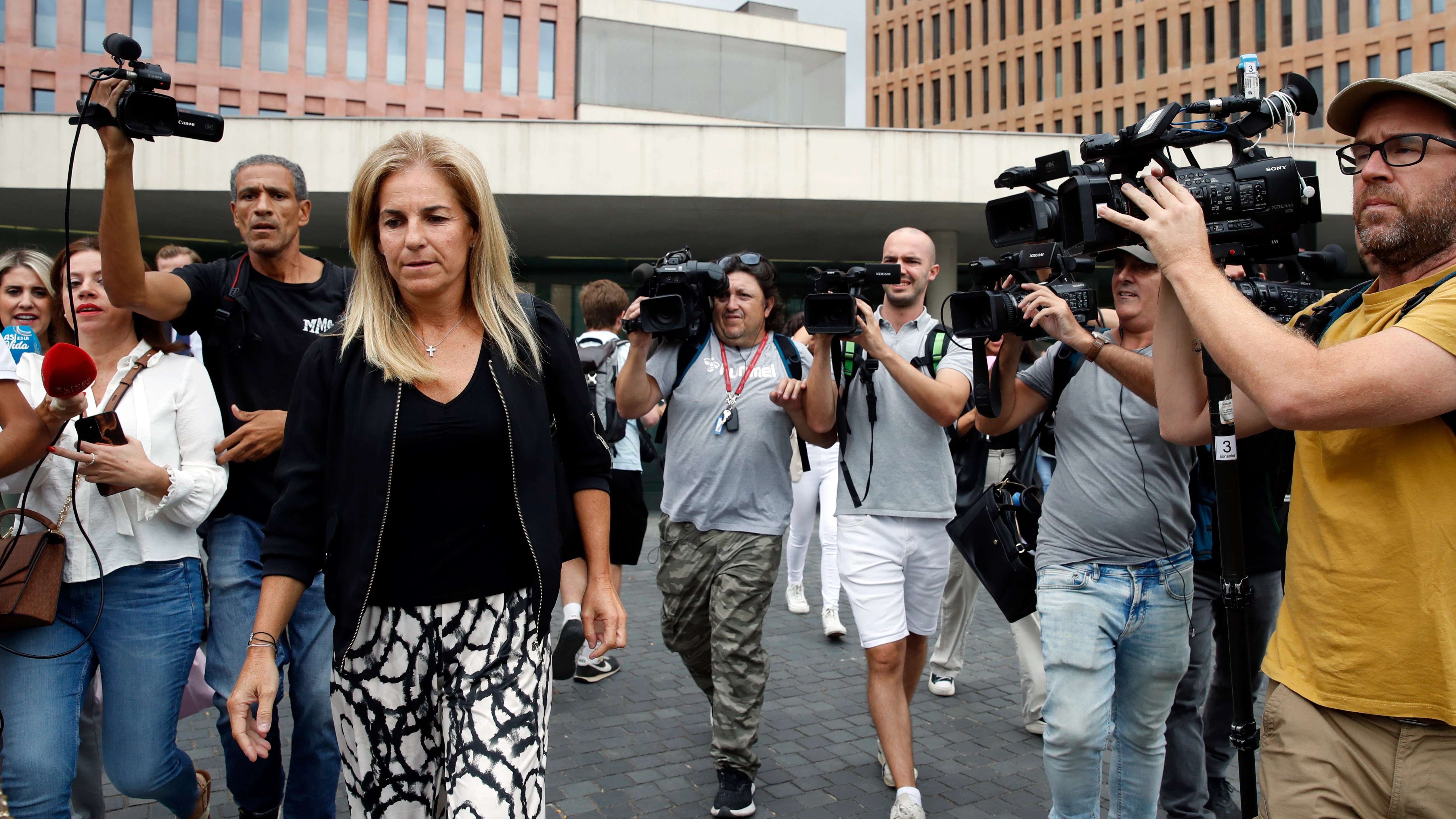 Arantxa Sánchez Vicario a su salida de la Ciudad de la Justicia Arantxa Sánchez Vicario a su salida de la Ciudad de la Justicia