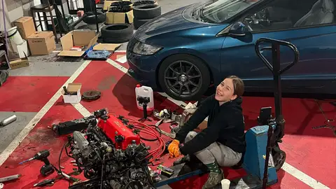 Andrea Ramón, 'AnnSuki', en su taller en Tarragona Andrea Ramón, 'AnnSuki', en su taller en Tarragona