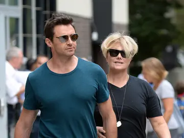 Hugh Jackman y su mujer Deborra-Lee Furness Hugh Jackman y su mujer Deborra-Lee Furness