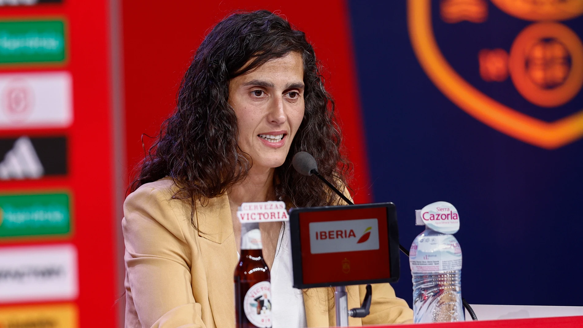 Montse Tomé en su presentación como entrenadora de la Selección Femenina de Fútbol