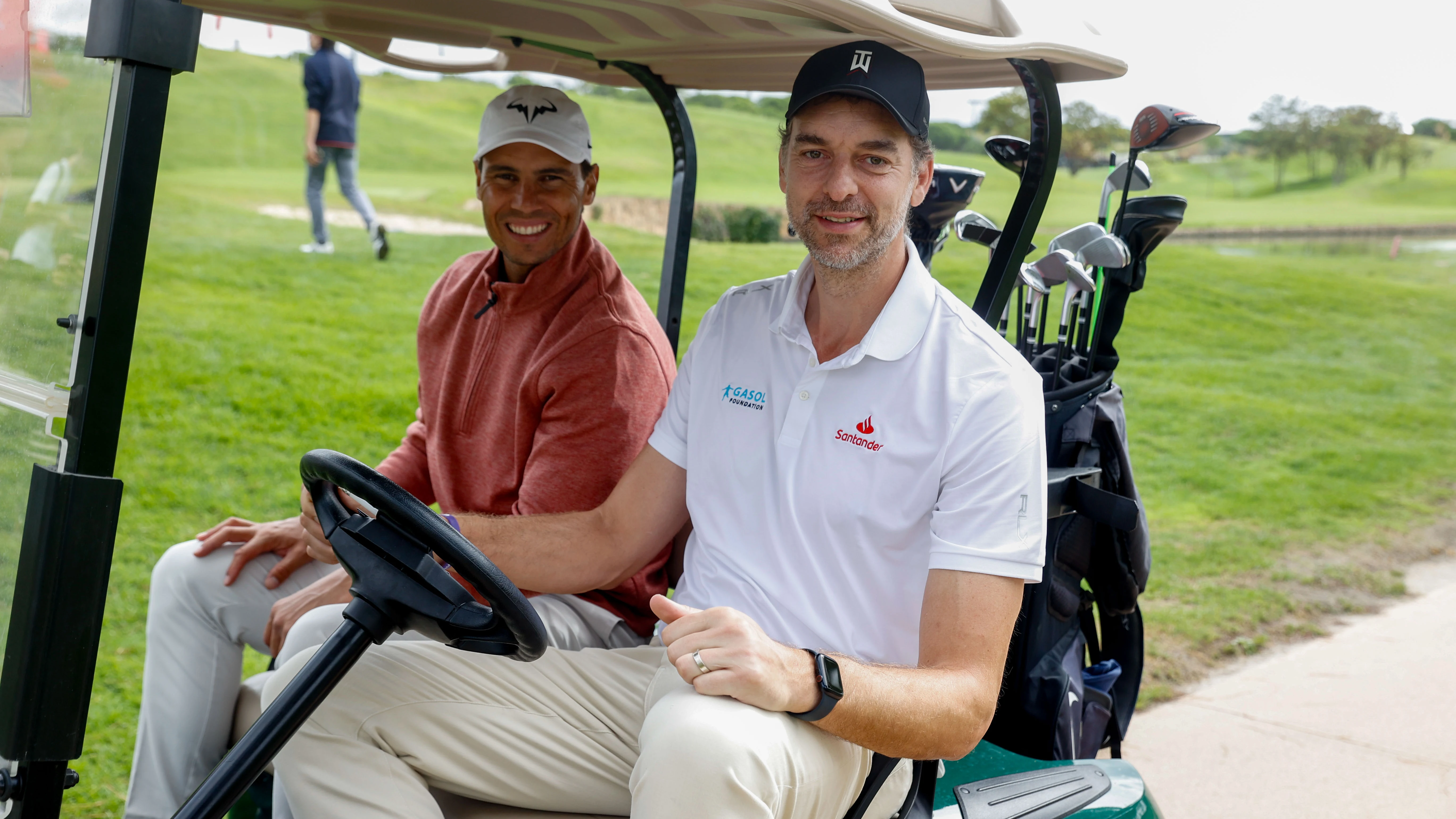 Pau Gasol, junto a Rafa Nadal